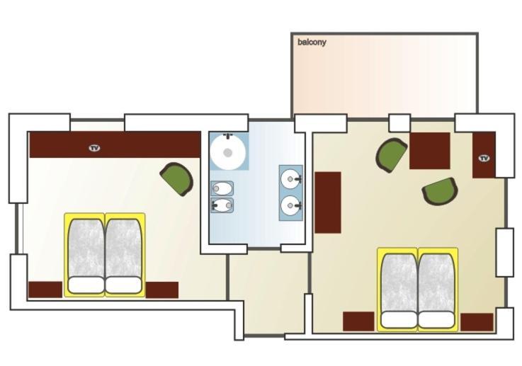 Hotel Gampen Solda Pokój zdjęcie